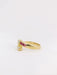 Ring 57.5 “Toi & Moi” Ring Yellow Gold Diamonds Ruby 58 Facettes J181