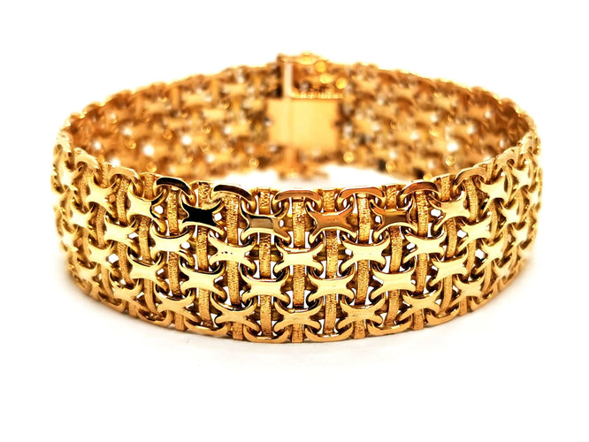 Bracelet Bracelet Manchette Or jaune 58 Facettes 1468044CN