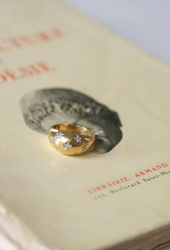 Bague Bague jonc constellation diamants 58 Facettes