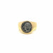 Bague 49 Bulgari - Bague Monete or jaune, pièce en argent antique 58 Facettes