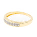 Ring 50 Half alliance ring Yellow gold Diamond 58 Facettes 2360822CN