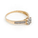 Ring 62 Marguerite Ring Yellow Gold Diamond 58 Facettes 1649342CN