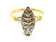 Bague 55 Bague Marquise Or jaune Diamant 58 Facettes 1336508CN