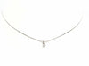 Necklace Necklace Chain + pendant White gold Diamond 58 Facettes 579129RV