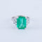 Bague 53 Bague Emeraude Diamants 58 Facettes ALGU01