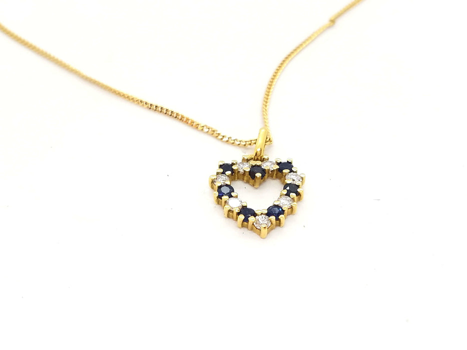 Collier Collier Chaîne + pendentif Or jaune Diamant 58 Facettes 06593CD