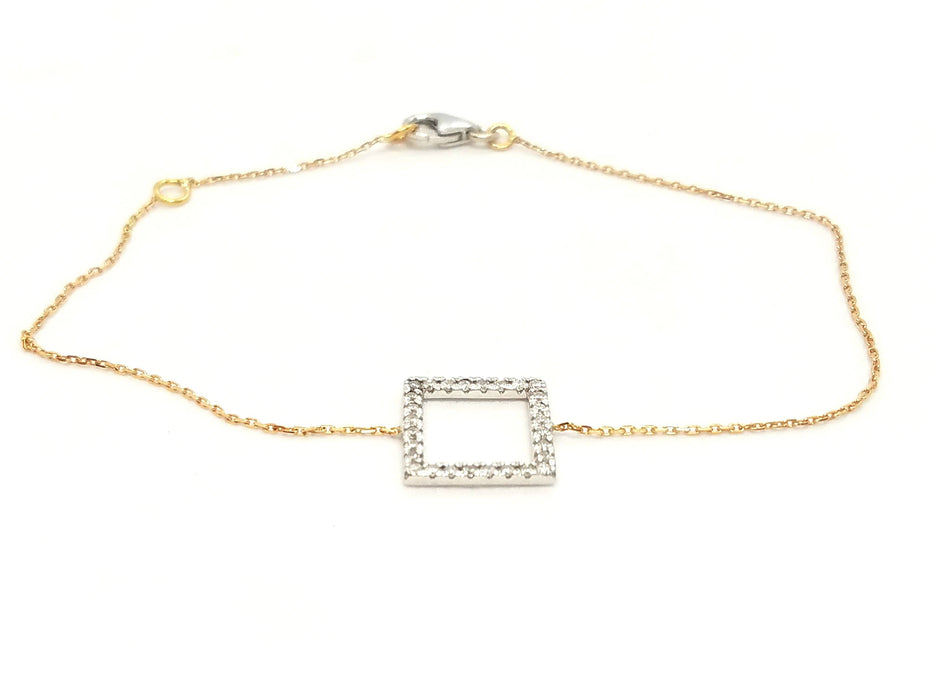 Bracelet Bracelet Graphique Or blanc Diamant 58 Facettes 579170RV