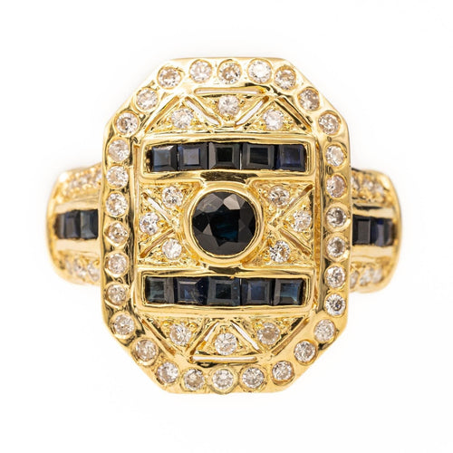 Bague 52 Bague Cocktail Or jaune Saphir 58 Facettes 2130439CN