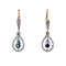 Boucles d'oreilles Boucles d'oreilles anciennes saphirs diamants 58 Facettes 21-339