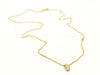 Necklace Necklace Chain + pendant Yellow gold Diamond 58 Facettes 579133RV