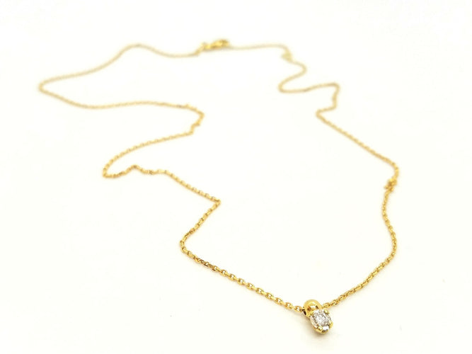 Collier Collier Chaîne + pendentif Or jaune Diamant 58 Facettes 579133RV