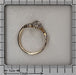 Ring 53 Vintage, Diamond ring 58 Facettes 22152-0291