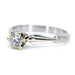 50.5 Diamond Ring, 18 carat, platinum ring 58 Facettes A9DFAC1A3D194C4C916D6E345A9F07E5