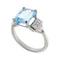 Bague 52 Bague topaze et diamants 58 Facettes 1607