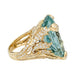 Ring 53 Christian Dior ring, "Miss Dior", in yellow gold, green beryl and diamonds. 58 Facettes 31775