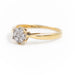 Ring 54 Marguerite Ring Yellow Gold Diamond 58 Facettes 1806849CN