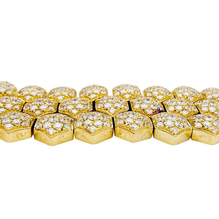 Collier Collier Piaget "Glancy" en or jaune et diamants. 58 Facettes 30887