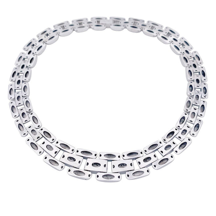 Collier Collier Chopard, "La Strada", or blanc, diamants. 58 Facettes 33113