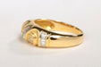 Ring 51 Ring Yellow gold Diamond 58 Facettes 00439CN