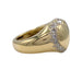Ring 54 Chaumet ring, “Chevalière Coeur”, yellow gold, diamonds. 58 Facettes 32137