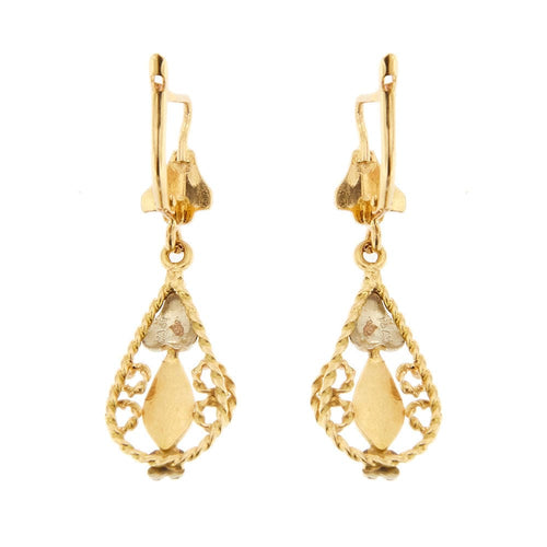 Boucles d'oreilles Boucles d'oreilles Or rose et blanc 58 Facettes 34520