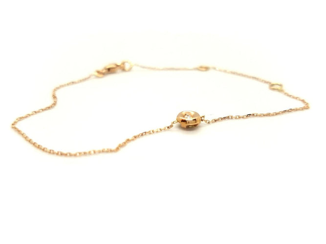Bracelet Bracelet Or rose Diamant 58 Facettes 578968RV