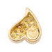 Pendant Heart Pendant Yellow Gold Diamond 58 Facettes 2294581CN