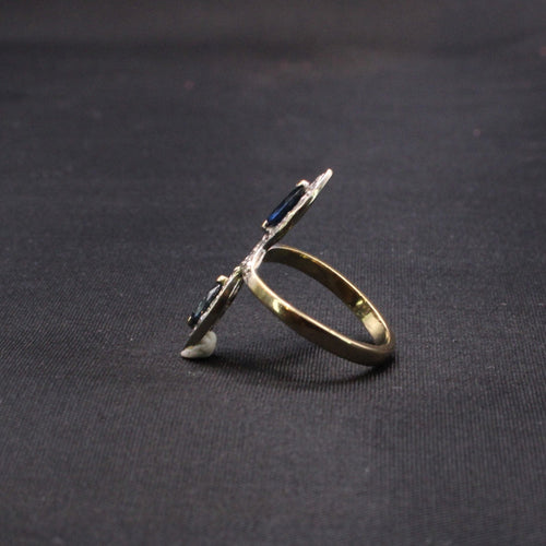 Bague Bague Toi et Moi  Diamants Saphir 58 Facettes