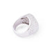 Bague Bague boule en or gris et diamants 58 Facettes 1