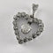 Pendentif Pendentif coeur en or blanc et diamants 58 Facettes 5603