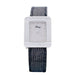 Poiray Watch, “Ma Première”, steel and diamonds on leather. 58 Facettes 32519