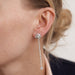 Earrings Pendant earrings, white gold and diamonds 58 Facettes