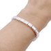Bracelet Line bracelet, white gold and baguette-cut diamonds. 58 Facettes 33416