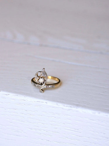 Bague Duchesse Belle Epoque diamants 58 Facettes