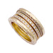 Ring 54 Bulgari ring, “B.Zero1”, yellow gold and diamonds. 58 Facettes 33384