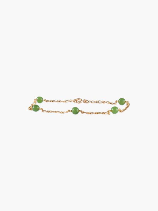 Bracelet Or Jaune / Jade BRACELET OR ET JADE 58 Facettes BO/220017-STA