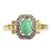 Bague 54 Bague en or avec diamants et turquoise 58 Facettes 22130-0168