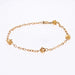 Bracelet Old rose gold bracelet with studded patterns 58 Facettes CVBR24