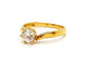 Bague 56 Bague Or jaune Diamant 58 Facettes 06347CD