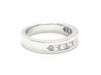 Ring 53 Half wedding ring White gold Diamond 58 Facettes 578777RV