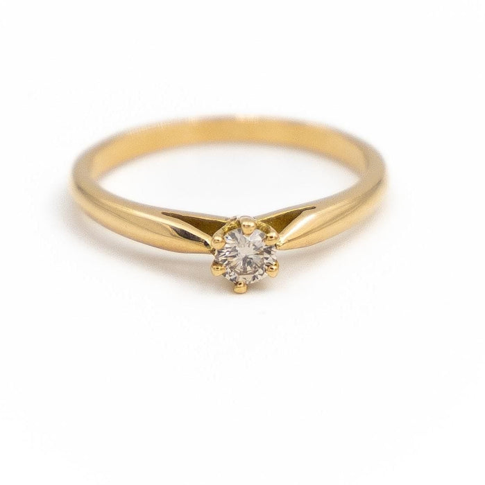 Bague 51.5 Bague Solitaire Or jaune Diamant 58 Facettes 1719189CN