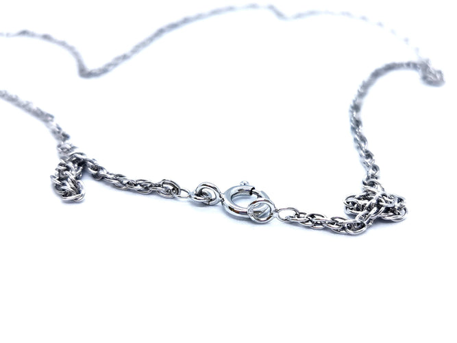 Collier Collier Chaîne Or blanc 58 Facettes 06048CD