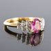 Bague 50 Bague saphir rose et diamants brillants 58 Facettes G49-8184685-50-1