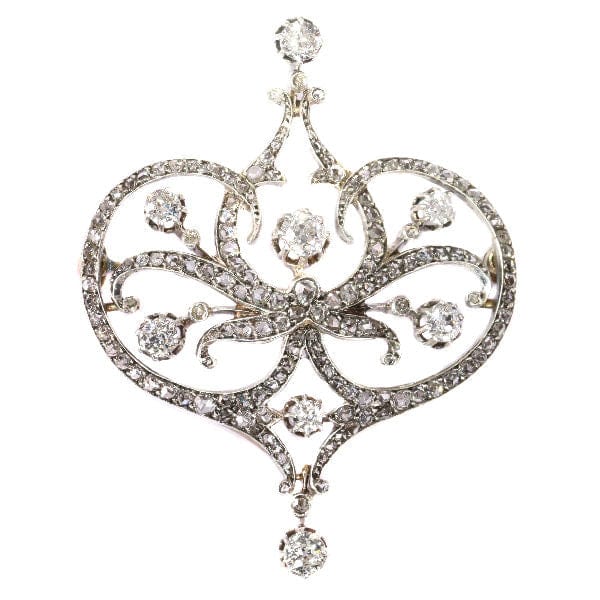 Broche Broche diamant Belle Epoque 58 Facettes 18233-0019