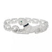 Cartier “Panthère de Cartier” bracelet in white gold, diamonds, emerald and onyx. 58 Facettes 31544