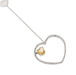 Collier Collier Coeur diamants et citrine 58 Facettes 28512