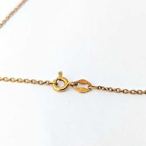 Collier Collier floral en or jaune et diamants 58 Facettes 20781