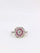 Ring Art Deco ring with calibrated ruby ​​diamonds 58 Facettes 882