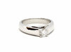 Ring 54 Solitaire Ring White Gold Diamond 58 Facettes 578737RV
