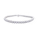 Bracelet Diamond line bracelet in white gold. 58 Facettes 33185
